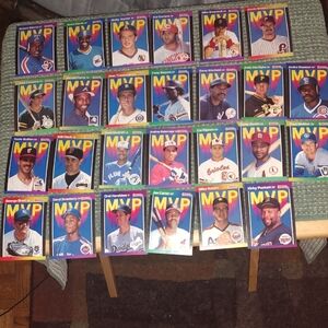 Vintage 1989 MVP Baseball Card Collection